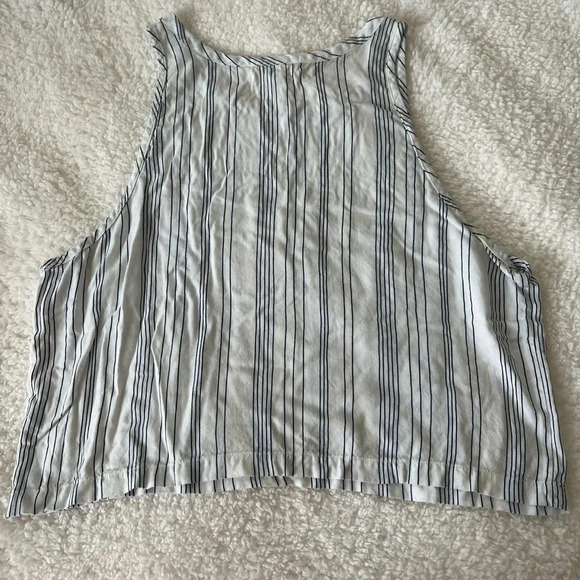 Billabong Striped Crop Top - Size M - Picture 4 of 4